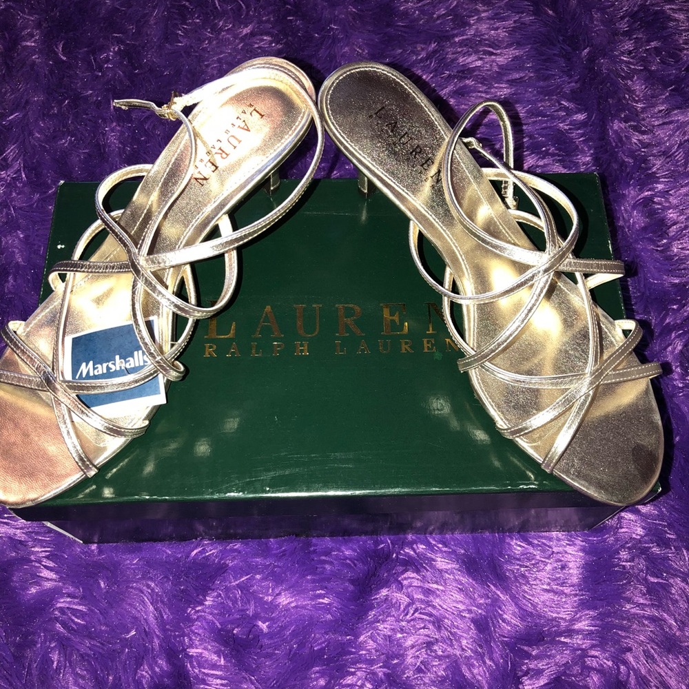 NEVER WORN RALPH LAUREN HEELS!!!